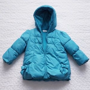 Girls Hooded Bubble Coat